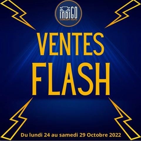 Semaine des Ventes Flash - INDIGO CONCEPT AUTO à Saint-Pierre