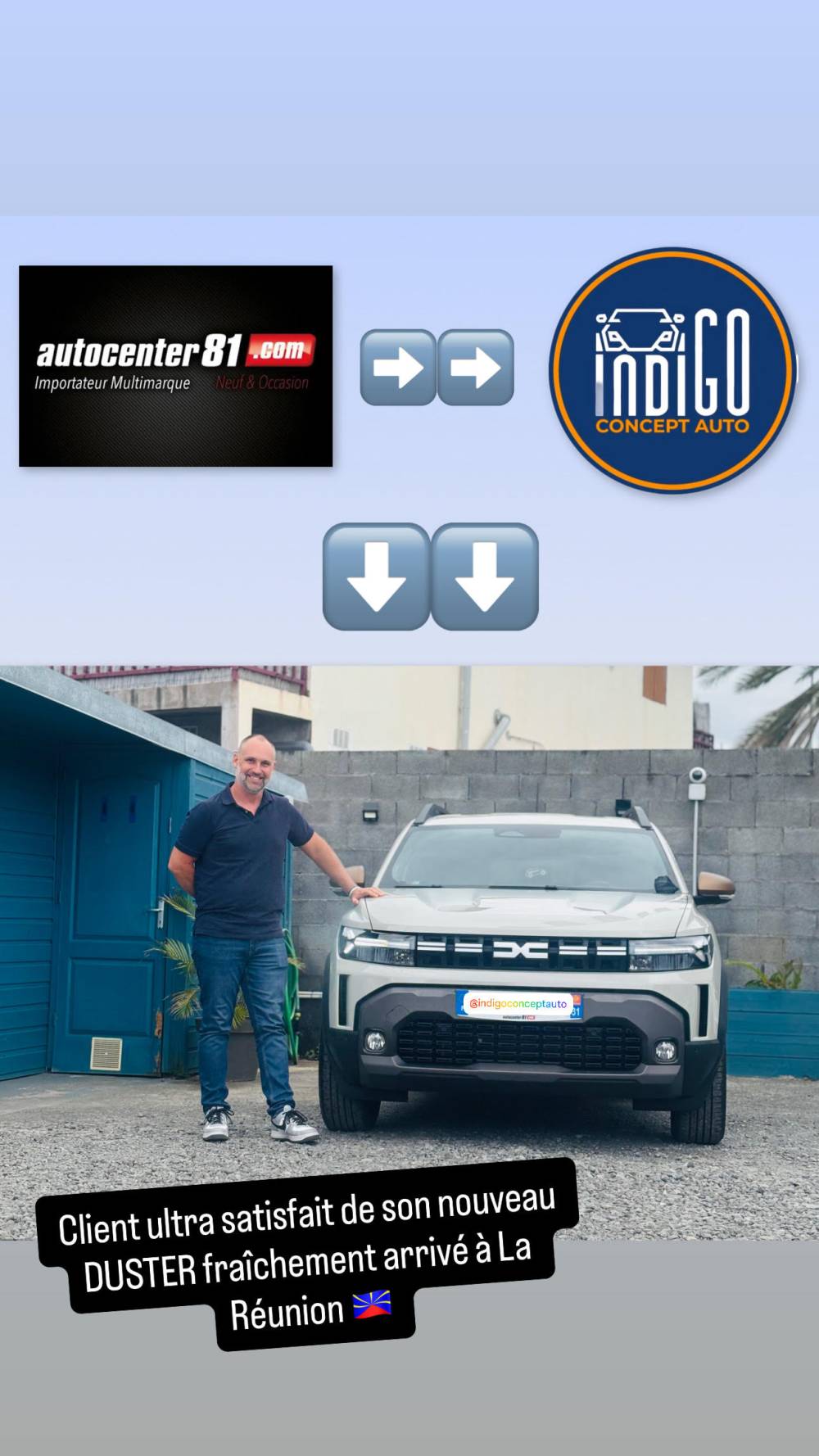 livraison autocenter dacia blanche