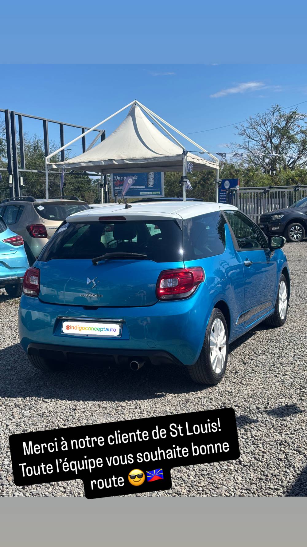livraison site ds3 bleu