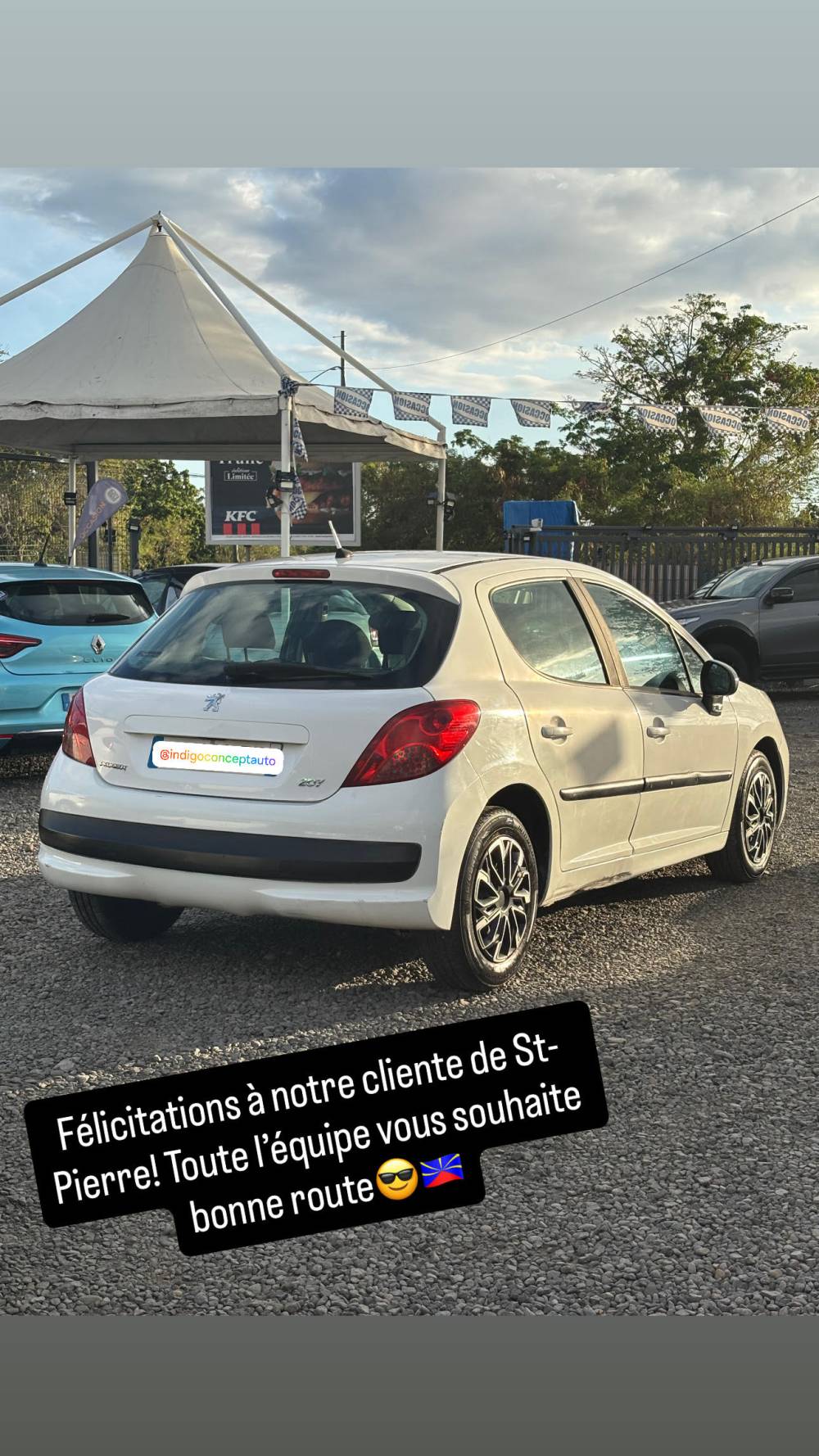 livraison 207 blanche