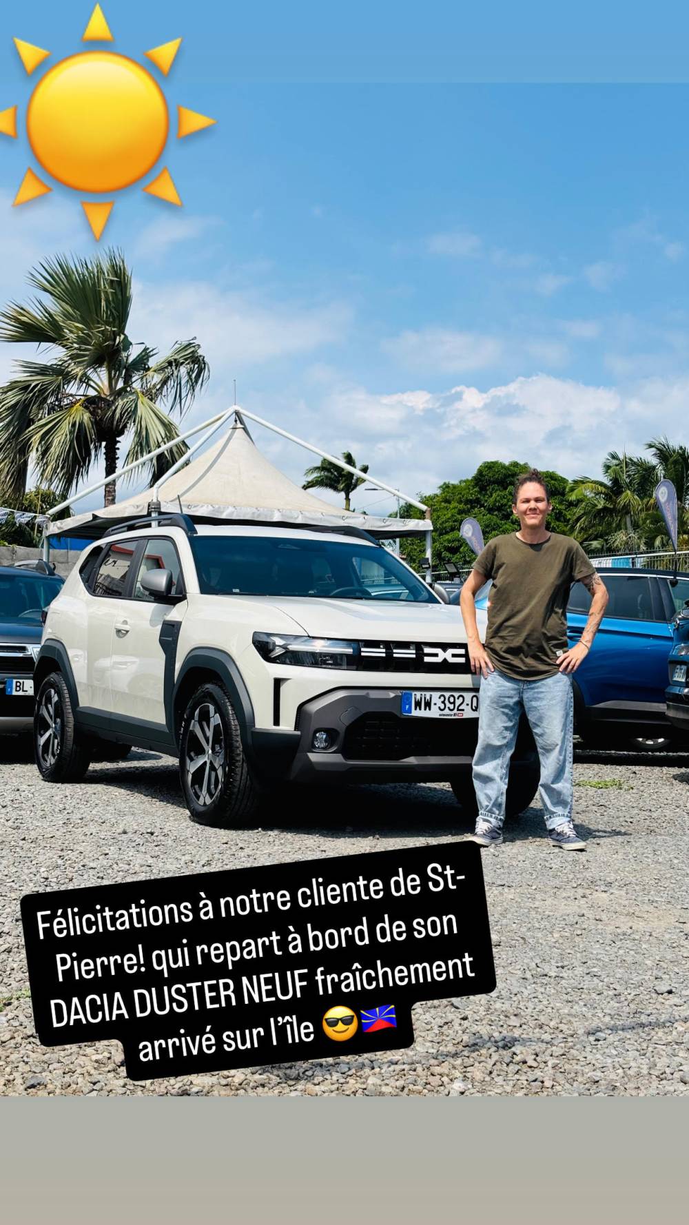 livraison duster neuve