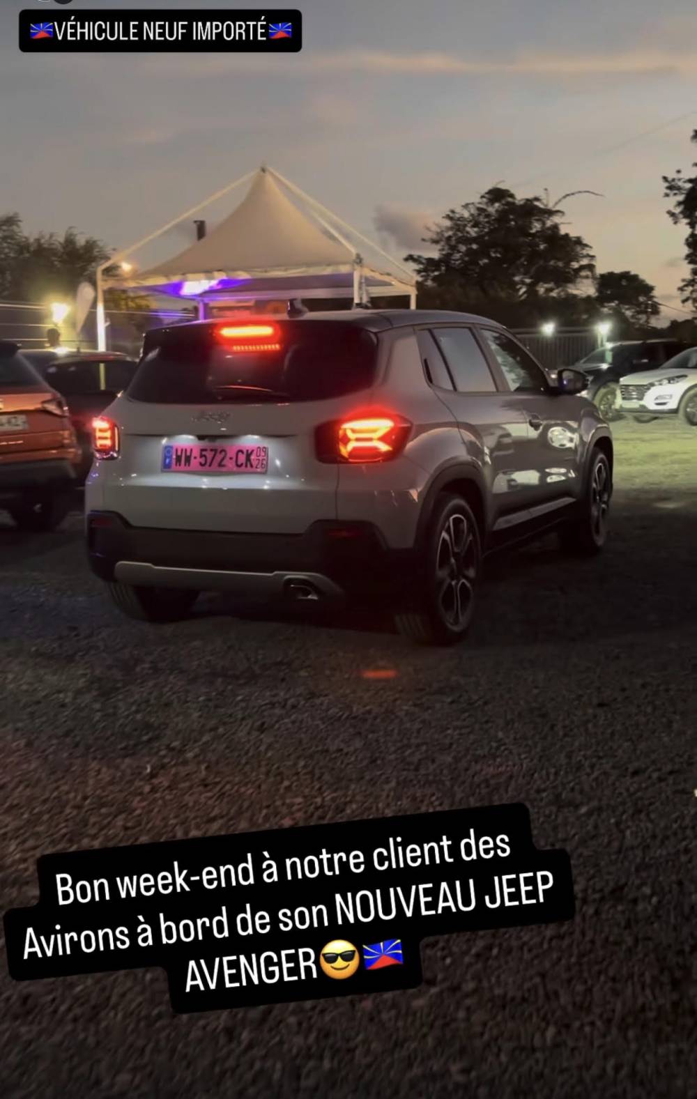 livraison jeep avanger
